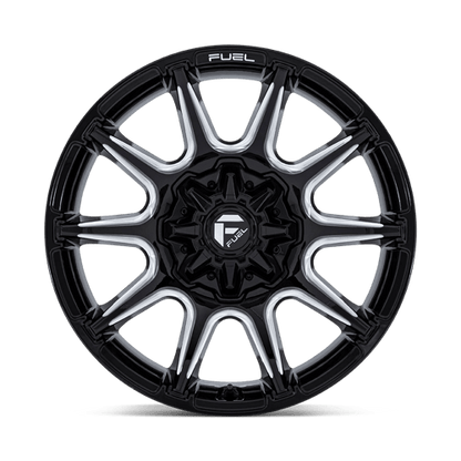 22x10 Fuel Off-Road FC880 Super C Gloss Black Milled Wheel 8x170 (10mm)