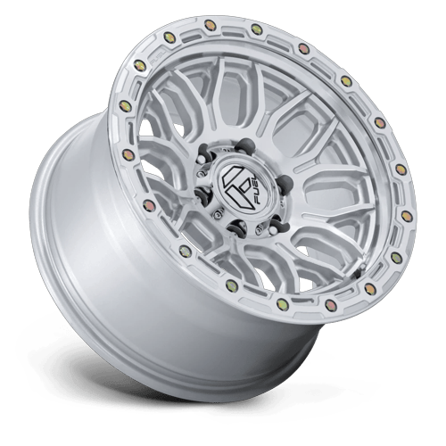 17x9 Fuel Off-Road FC881 Surge Glossy Silver W/ Machined Face Wheel 6x135 (20mm)