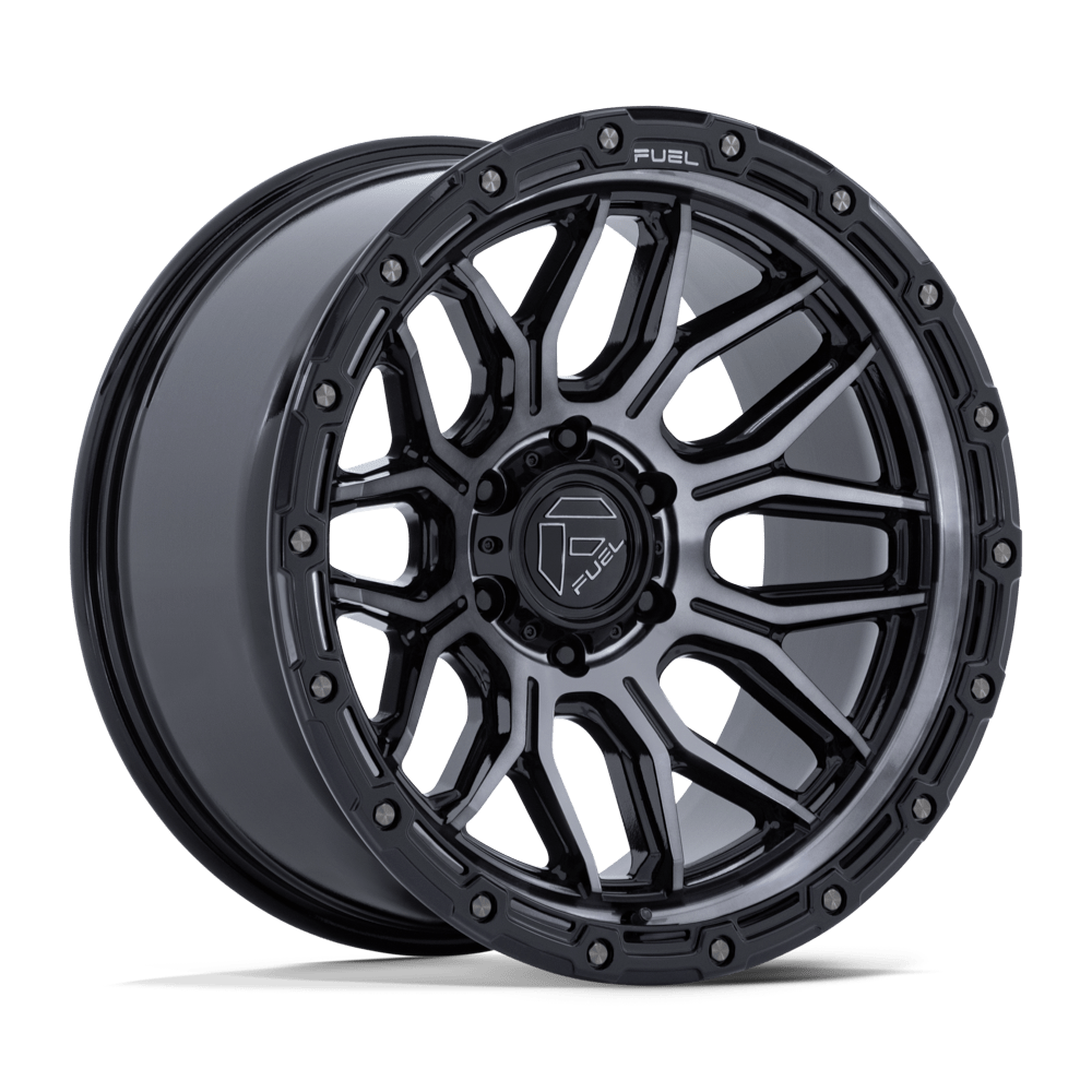 17x9 Fuel FC881 Surge Gloss Black Machined W/ Gray Tint Wheel 6x135 (1mm)