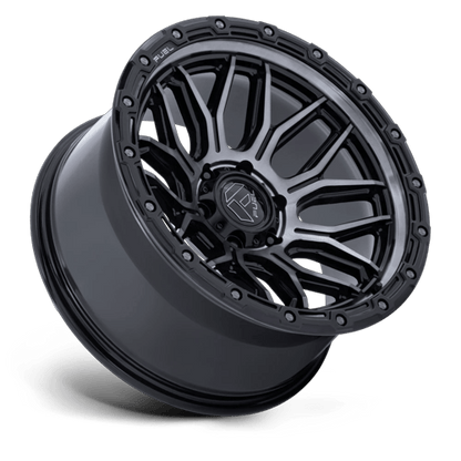 18x9 Fuel Off-Road FC881 Surge Glossy Black Machined W/ GTCC Wheel 8x6.5 (1mm)