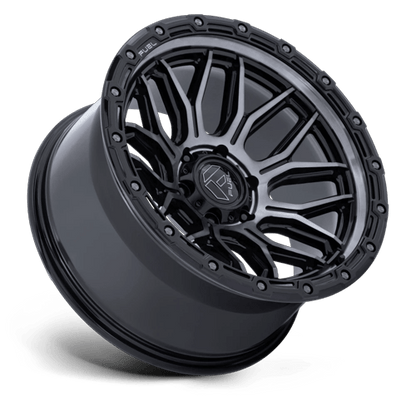 17x9 Fuel Offroad FC881 Surge Gloss Black Machined W/ Gray Tint Wheel 5x5 (1mm)