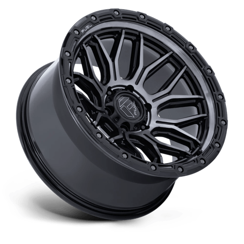 18x9 Fuel Off-Road FC881 Surge Glossy Black Machined W/ GTCC Wheel 8x180 (20mm)