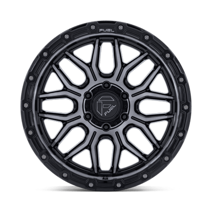 18x9 Fuel Off-Road FC881 Surge Glossy Black Machined W/ GTCC Wheel 8x6.5 (1mm)