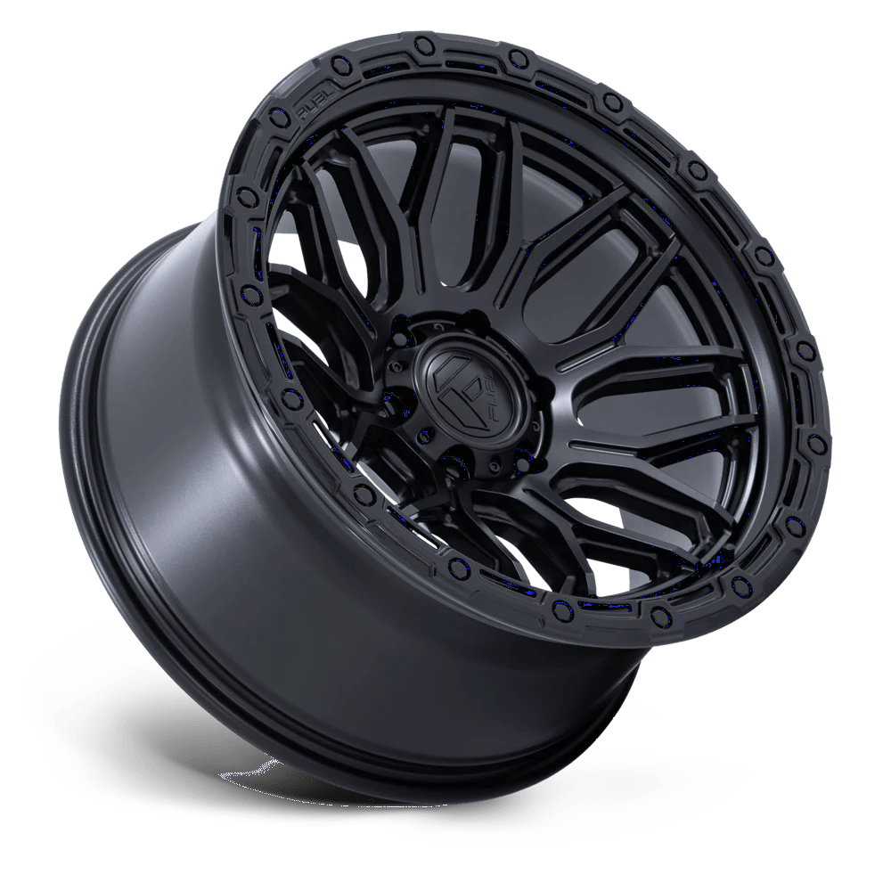 17x9 Fuel Off-Road FC881 Surge Matte Black W/ Gloss Black Lip Wheel 5x5 (1mm)