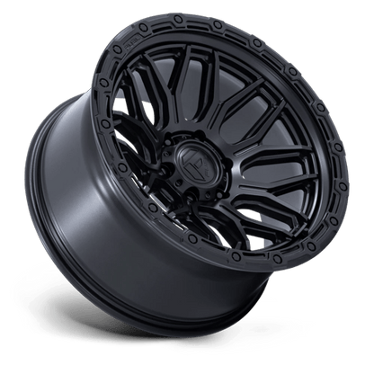 18x9 Fuel FC881 Surge Matte Black W/ Glossy Black Lip Wheel 6x5.5 (20mm)