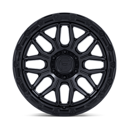 18x9 Fuel FC881 Surge Matte Black W/ Glossy Black Lip Wheel 8x180 (20mm)