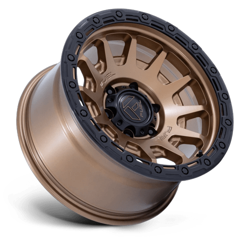 18x9 Fuel FC884 Fortress Matte Bronze With Gloss Black Wheel 6x135 (20mm)