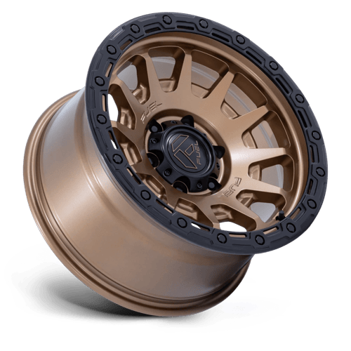 18x9 Fuel FC884 Fortress Matte Bronze With Gloss Black Wheel 6x135 (20mm)