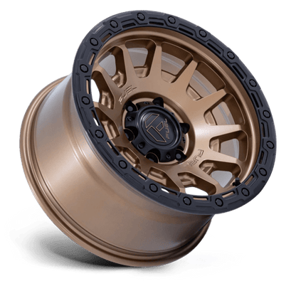 18x9 Fuel FC884 Fortress Matte Bronze With Gloss Black Wheel 6x135 (20mm)