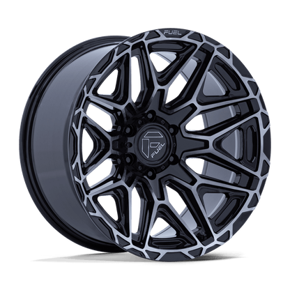 20x9 Fuel FC885 Injector Gloss Black Machined Face Dark Tint Wheel 8x6.5 (1mm)