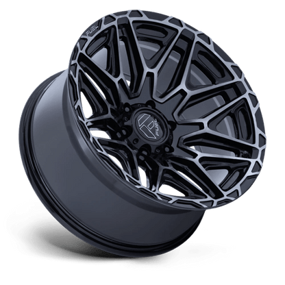 20x9 Fuel FC885 Injector Gloss Black Machined Face Dark Tint Wheel 5x5 (1mm)