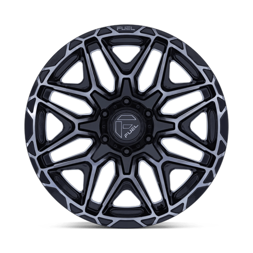 20x9 Fuel FC885 Injector Gloss Black Machined Face Dark Tint Wheel 6x135 (1mm)