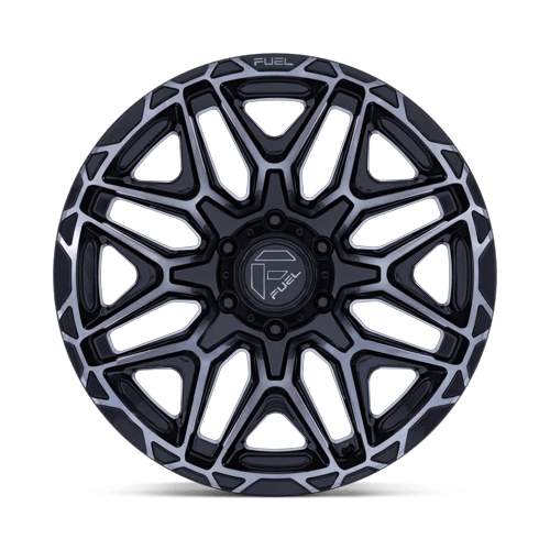 20x9 Fuel FC885 Injector Gloss Black Machined Face Dark Tint Wheel 5x5 (1mm)