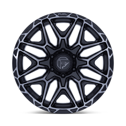 20x9 Fuel FC885 Injector Gloss Black Machined Face Dark Tint Wheel 5x5 (1mm)