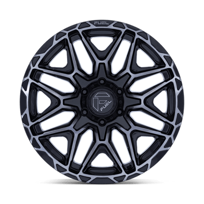 20x9 Fuel FC885 Injector Gloss Black Machined Face Dark Tint Wheel 8x180 (20mm)