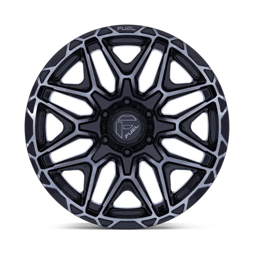 22x9 Fuel FC885 Injector Gloss Black Machined Face Dark Tint Wheel 6x135 (1mm)
