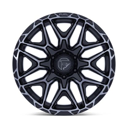 22x9 Fuel FC885 Injector Gloss Black Machined Face Dark Tint Wheel 6x135 (1mm)