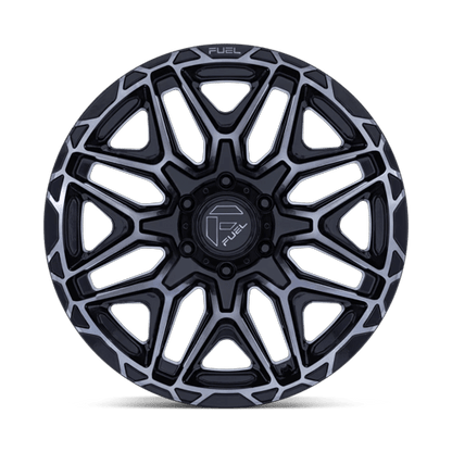22x9 Fuel FC885 Injector Gloss Black Machined Face Dark Tint Wheel 8x6.5 (1mm)