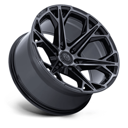 20x9 Fuel FC886 Hammerhead Gloss Black Dark Tinted Clear Wheel 6x135 (1mm)
