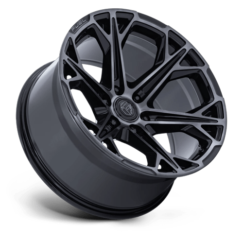 20x9 Fuel FC886 Hammerhead Gloss Black Dark Tinted Clear Wheel 6x135 (1mm)
