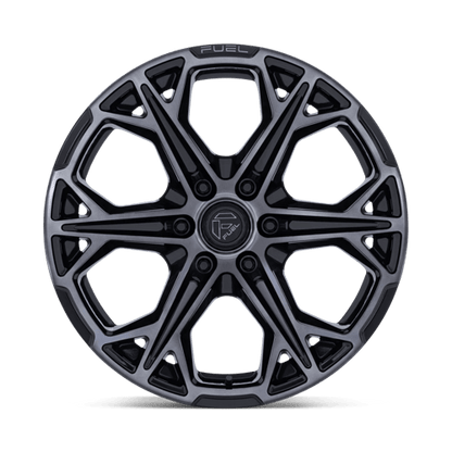 20x9 Fuel FC886 Hammerhead Gloss Black Dark Tinted Clear Wheel 6x5.5 (1mm)