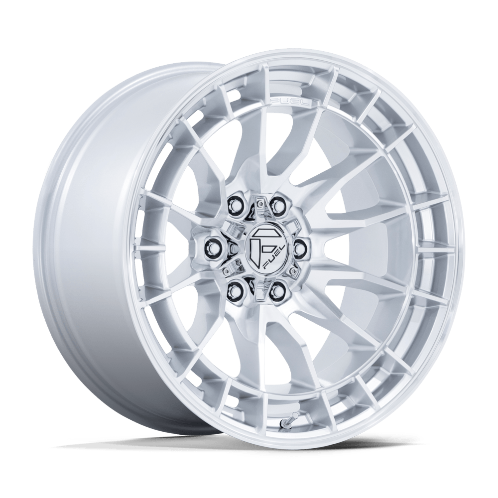 18x9 Fuel Off-Road FC888 Revolt Hyper Silver W/ Machined Face Wheel 6x135 (20mm)