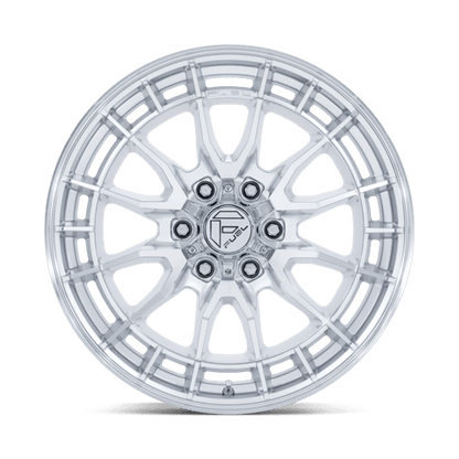 18x9 Fuel Off-Road FC888 Revolt Hyper Silver W/ Machined Face Wheel 6x135 (20mm)