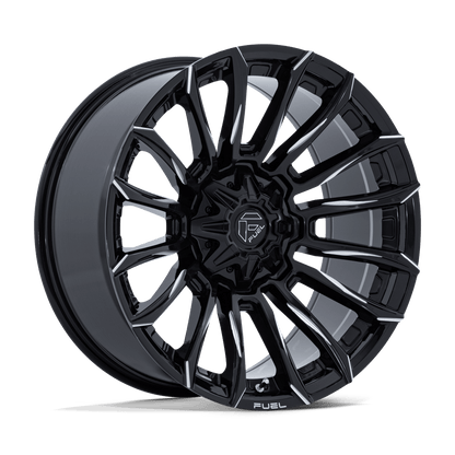 20x9 Fuel Off-Road FC889 Blade Gloss Black Milled Wheel 5x5/5x5.5 (1mm)