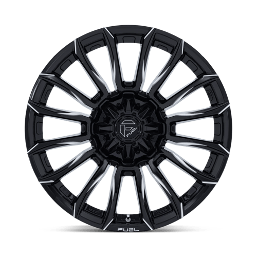 20x9 Fuel Off-Road FC889 Blade Glossy Black Milled Wheel 8x170 (1mm)