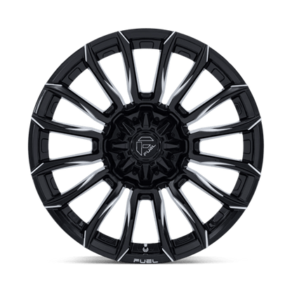 20x9 Fuel Off-Road FC889 Blade Glossy Black Milled Wheel 8x170 (1mm)