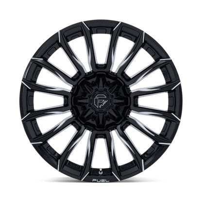 20x9 Fuel Off-Road FC889 Blade Gloss Black Milled Wheel 5x5/5x5.5 (1mm)