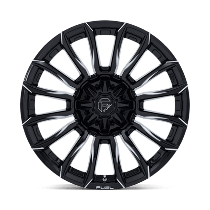 20x9 Fuel Off-Road FC889 Blade Gloss Black Milled Wheel 5x5/5x5.5 (1mm)