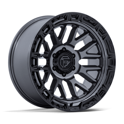 17x9 Fuel Off-Road FC890 Rail Gloss Gunmetal Gloss Black Lip Wheel 5x5 (-12mm)