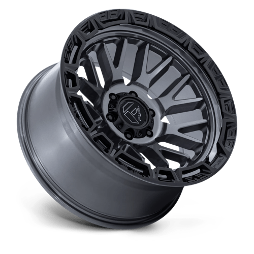 17x9 Fuel Off-Road FC890 Rail Gloss Gunmetal Gloss Black Lip Wheel 6x5.5 (1mm)