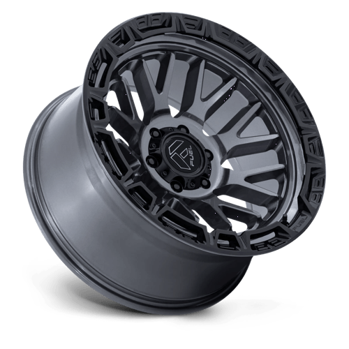 17x9 Fuel Off-Road FC890 Rail Gloss Gunmetal Gloss Black Lip Wheel 5x5 (-12mm)