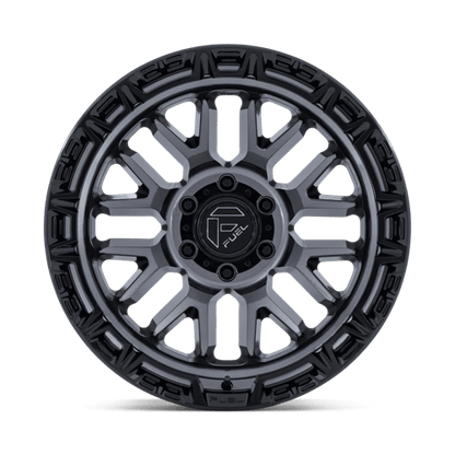 17x9 Fuel Off-Road FC890 Rail Gloss Gunmetal Gloss Black Lip Wheel 6x5.5 (1mm)