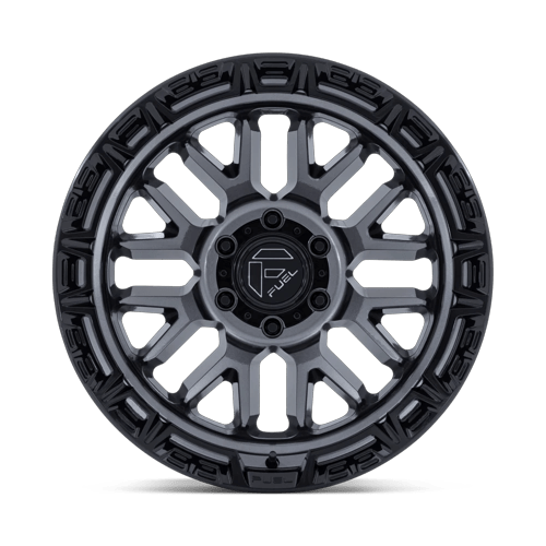 20x10 Fuel Off-Road FC890 Rail Gloss Gunmetal Gloss Black Lip Wheel 5x5 (-18mm)