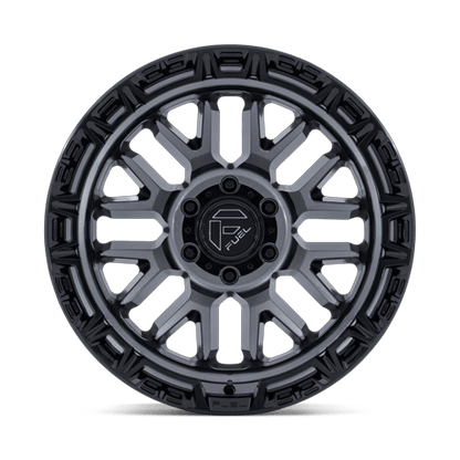 20x10 Fuel Off-Road FC890 Rail Gloss Gunmetal Gloss Black Lip Wheel 5x5 (-18mm)