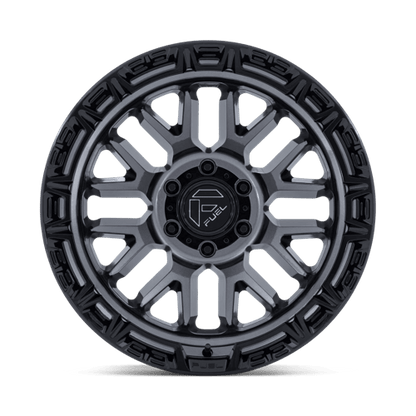 20x9 Fuel Off-Road FC890 Rail Gloss Gunmetal Gloss Black Lip Wheel 6x135 (1mm)