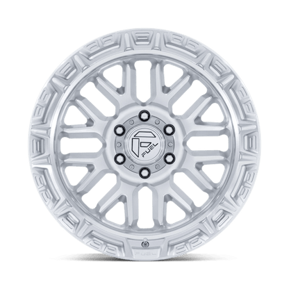 20x9 Fuel Off-Road FC890 Rail Gloss Silver W/ Machined Face Wheel 6x135 (1mm)