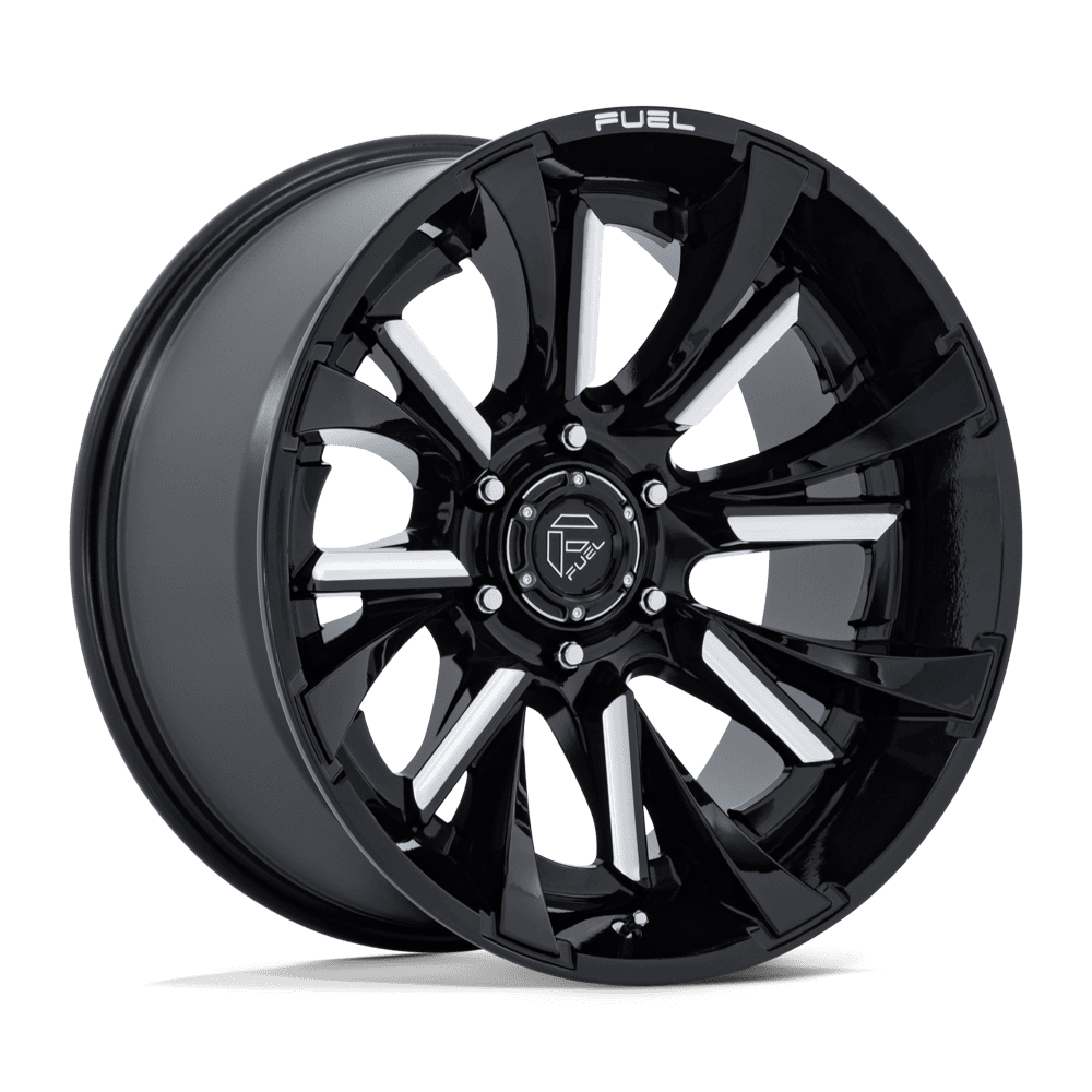 20x9 Fuel Off-Road FC895 Tantrum Glossy Black Milled Wheel 8x180 (20mm)