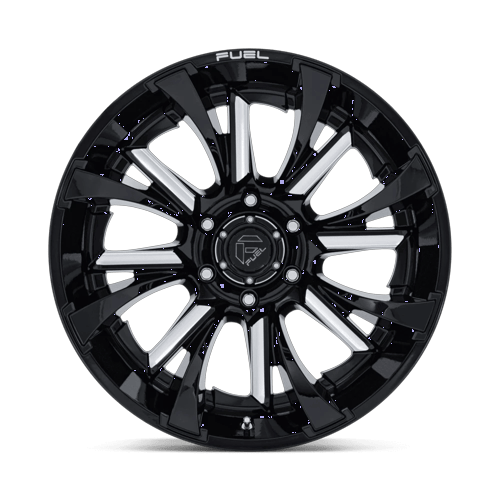 20x9 Fuel Off-Road FC895 Tantrum Glossy Black Milled Wheel 8x170 (1mm)