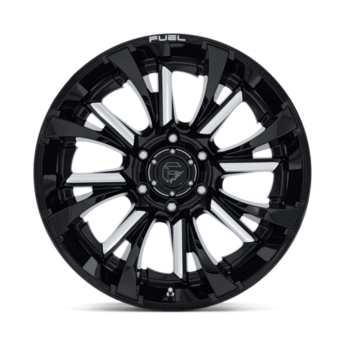 22x10 Fuel Off-Road FC895 Tantrum Glossy Black Milled Wheel 8x170 (10mm)