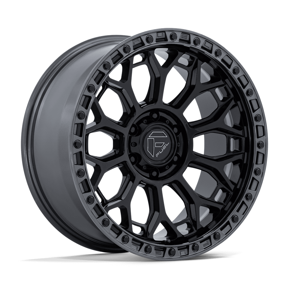 17x9 Fuel Off-Road FC901 Talon Glossy Black W/ Gunmetal Lip Wheel 6x5.5 (1mm)