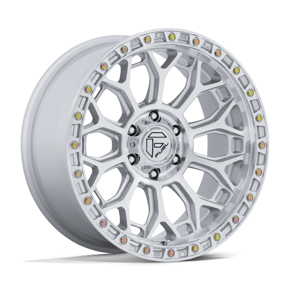 20x9 Fuel Off-Road FC901 Talon Glossy Silver W/ Machined Face Wheel 6x5.5 (20mm)