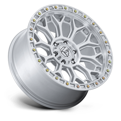 20x9 Fuel Off-Road FC901 Talon Glossy Silver W/ Machined Face Wheel 6x5.5 (20mm)