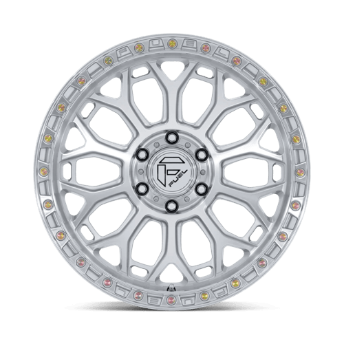 20x9 Fuel Off-Road FC901 Talon Glossy Silver W/ Machined Face Wheel 6x135 (20mm)