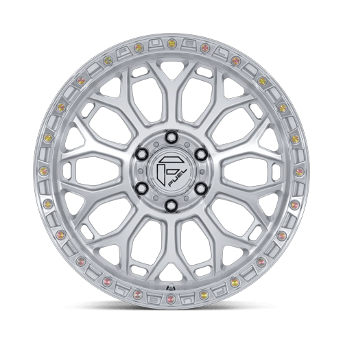 20x9 Fuel Off-Road FC901 Talon Glossy Silver W/ Machined Face Wheel 6x135 (20mm)