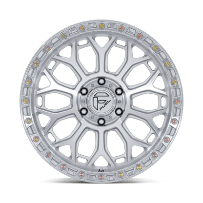 20x9 Fuel Off-Road FC901 Talon Glossy Silver W/ Machined Face Wheel 6x135 (20mm)