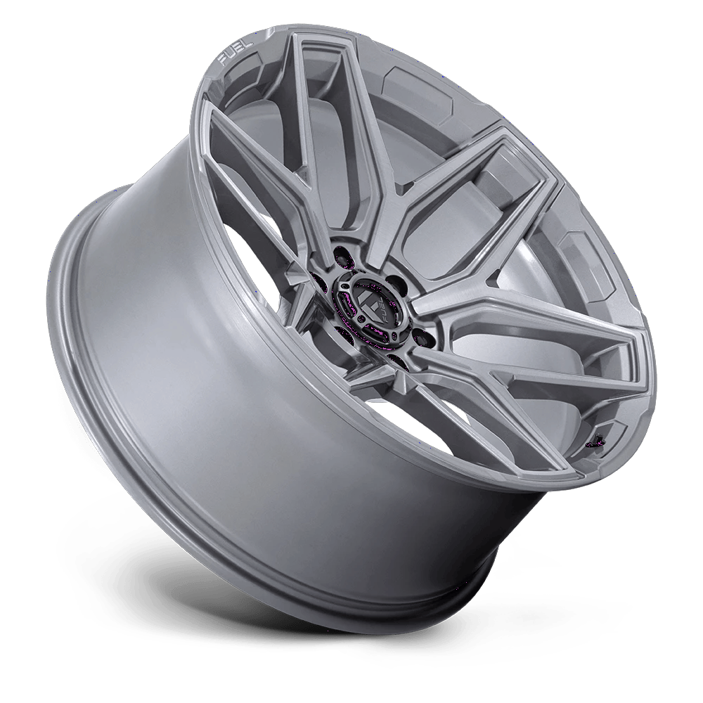 22x12 Fuel FC854 Flux Platinum Wheel 5x5 (-44mm)